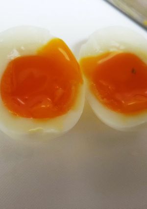 【簡単】失敗なし！とろ旨半熟卵【湯煎】-レシピのメイン写真