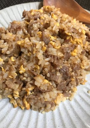 牛にんにく卵チャーハン-レシピのメイン写真