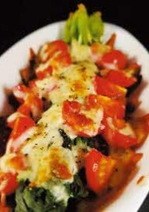 残ったタコミートでほうれん草の重ね焼き-レシピのメイン写真