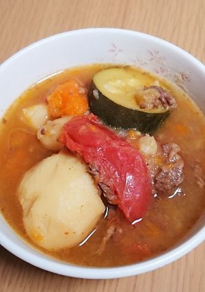 夏野菜の洋風サマー肉じゃが-レシピのメイン写真