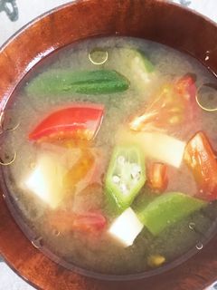 トマトのお味噌汁-レシピのメイン写真
