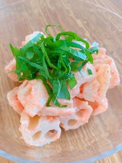 れんこんのゴロゴロ明太マヨサラダ-レシピのメイン写真