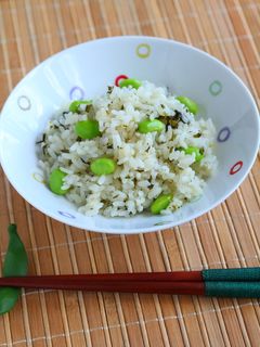 わかめと枝豆の白だし炊き込みごはん-レシピのメイン写真