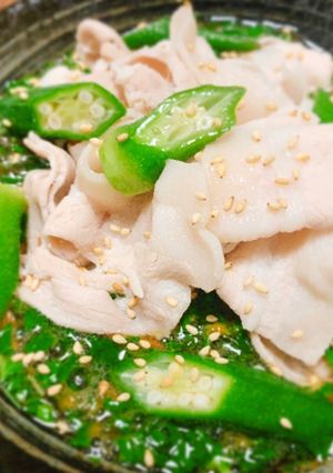 ネバトロ梅ダレの冷しゃぶ〜紀州うめぶた〜-レシピのメイン写真