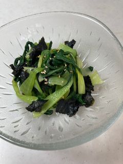 青梗菜海苔和え-レシピのメイン写真