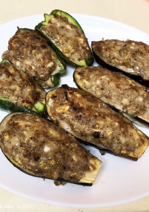 ナスの肉詰め-レシピのメイン写真