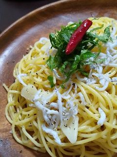 しらすとネギ香る!和風ペペロンチーノ-レシピのメイン写真