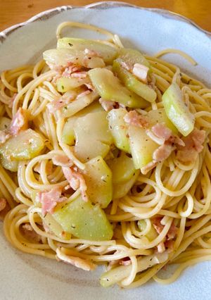 ゆうがおのパスタ-レシピのメイン写真