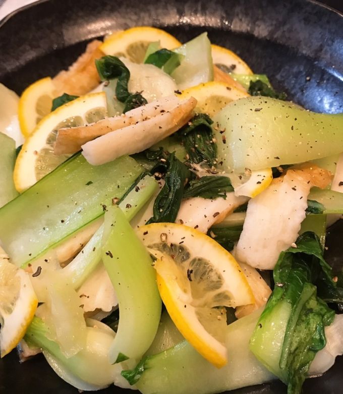 青梗菜とちくわのレモン炒め-レシピのメイン写真