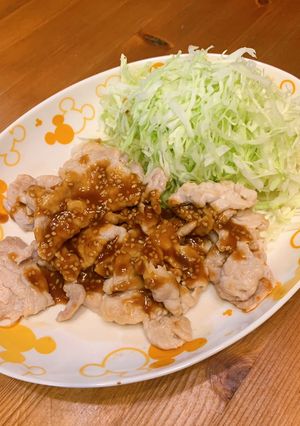 豚肉のゴマ味噌がけ-レシピのメイン写真