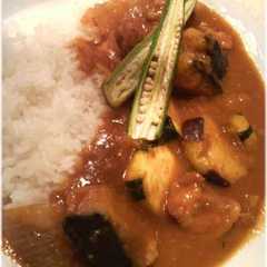รูปของ カレーハーフ☆とろける夏野菜カレー