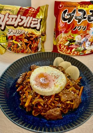 牛サガリのチャパグリ☆オイスターハニー!-レシピのメイン写真