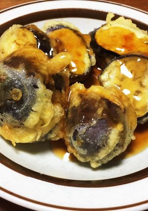 なすのはさみ揚げ甘酢あんかけ-レシピのメイン写真