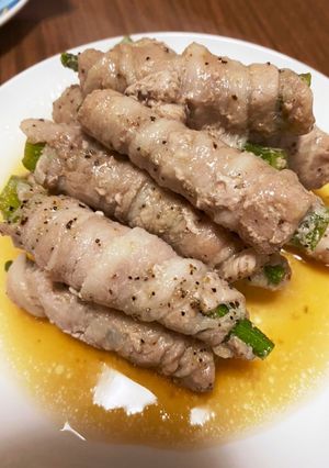 オクラの豚しゃぶ肉巻-レシピのメイン写真