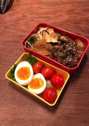 お弁当・・・125焼肉弁当-レシピのメイン写真