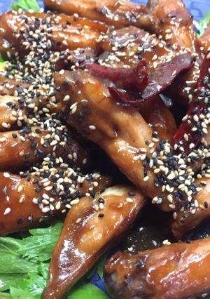 鶏ピリ辛炒め にんべん めんつゆ 時短-レシピのメイン写真