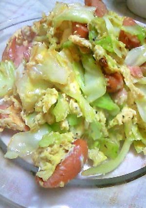 簡単すぎでうますぎる！卵とじ野菜炒め-レシピのメイン写真