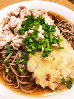 豚バラおろし冷やしぶっかけ蕎麦-レシピのメイン写真