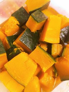 レンジで簡単カボチャの煮物-レシピのメイン写真