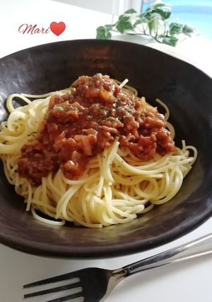 手作りミートソースで☆パスタ-レシピのメイン写真