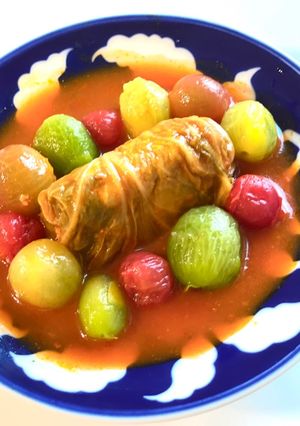 野菜ジュースで作る簡単ロールキャベツ-レシピのメイン写真
