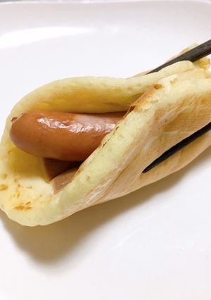 ホットドック(ホットケーキドック)-レシピのメイン写真