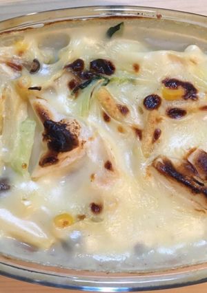 コーンマカロニグラタン-レシピのメイン写真