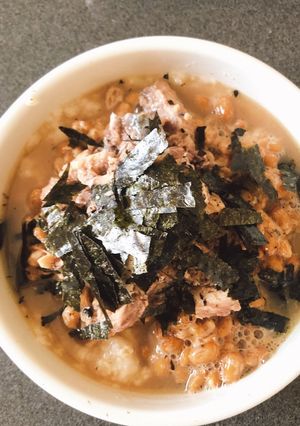 鯖缶18★オートミールレンチン納豆入り！-レシピのメイン写真