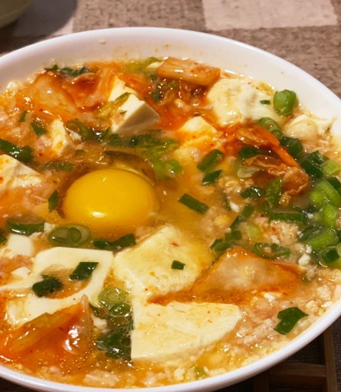 お腹いっぱい オートミールキムチスープ-レシピのメイン写真