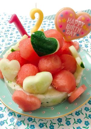 わんちゃんのケーキ(12歳)-レシピのメイン写真