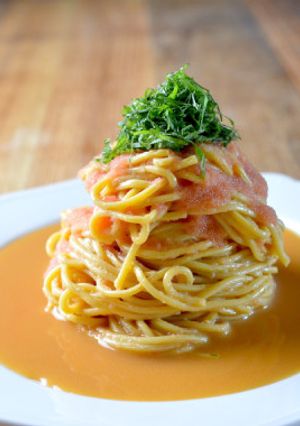 糖質制限!冷たい明太子スパゲッティ-レシピのメイン写真