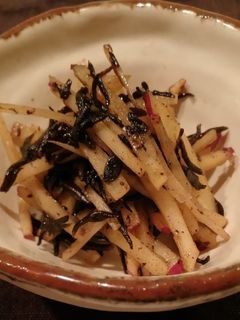 減塩 さつま芋とひじきの金平-レシピのメイン写真