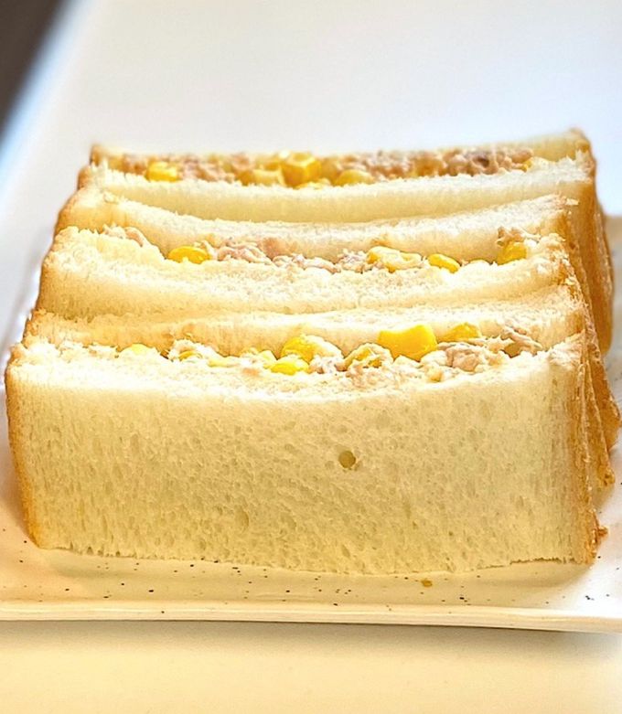 ツナコーンのサンドイッチ-レシピのメイン写真