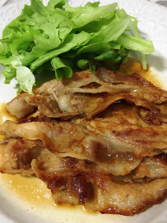 今晩は簡単豚の生姜焼き!-レシピのメイン写真
