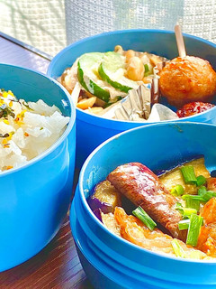タロの弁当⑥^_^ナスと豚の味噌炒め他-レシピのメイン写真