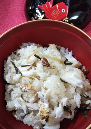 冷えても美味しい【鯛めし】-レシピのメイン写真
