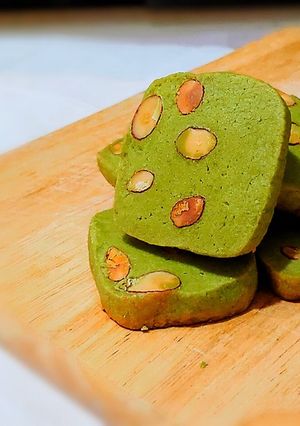 抹茶アーモンドクッキー-レシピのメイン写真
