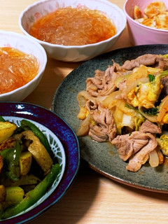 じゃがいもとピーマンのカレー炒め-レシピのメイン写真