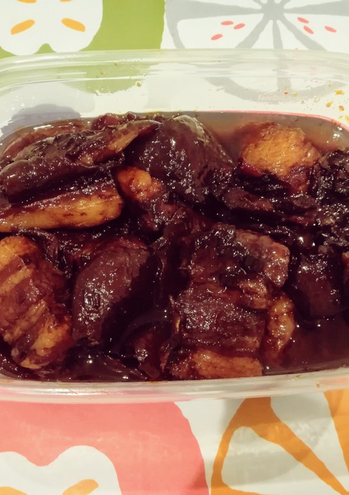 東坡肉風煮込み（豚の醤油煮豚皮入り）-レシピのメイン写真