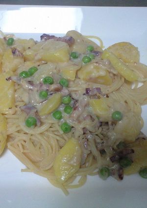 ポテトのクリームパスタ-レシピのメイン写真