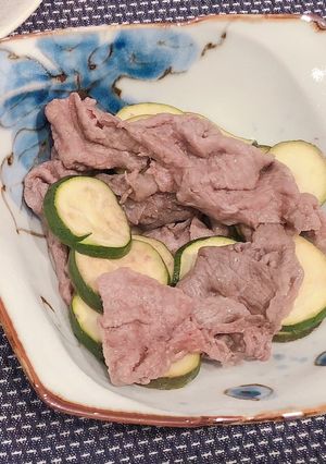 牛肉とズッキーニの野菜炒め-レシピのメイン写真