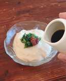 〇〇使って5分！ちょこっとピーナッツ豆腐