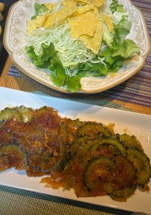 ゴーヤのチーズガレット風-レシピのメイン写真