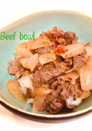 つゆしみ☆たまねぎの牛丼☆-レシピのメイン写真