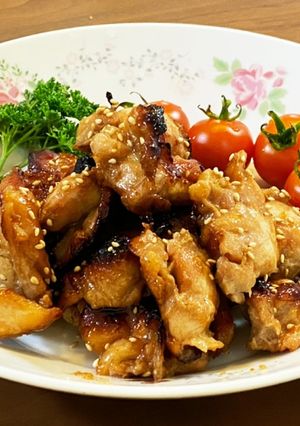 手羽トロの甘辛焼き(魚焼きグリル)-レシピのメイン写真
