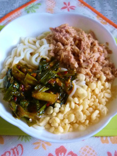 醤油うどん風冷やしうどん11~ツナ壺ニラ-レシピのメイン写真