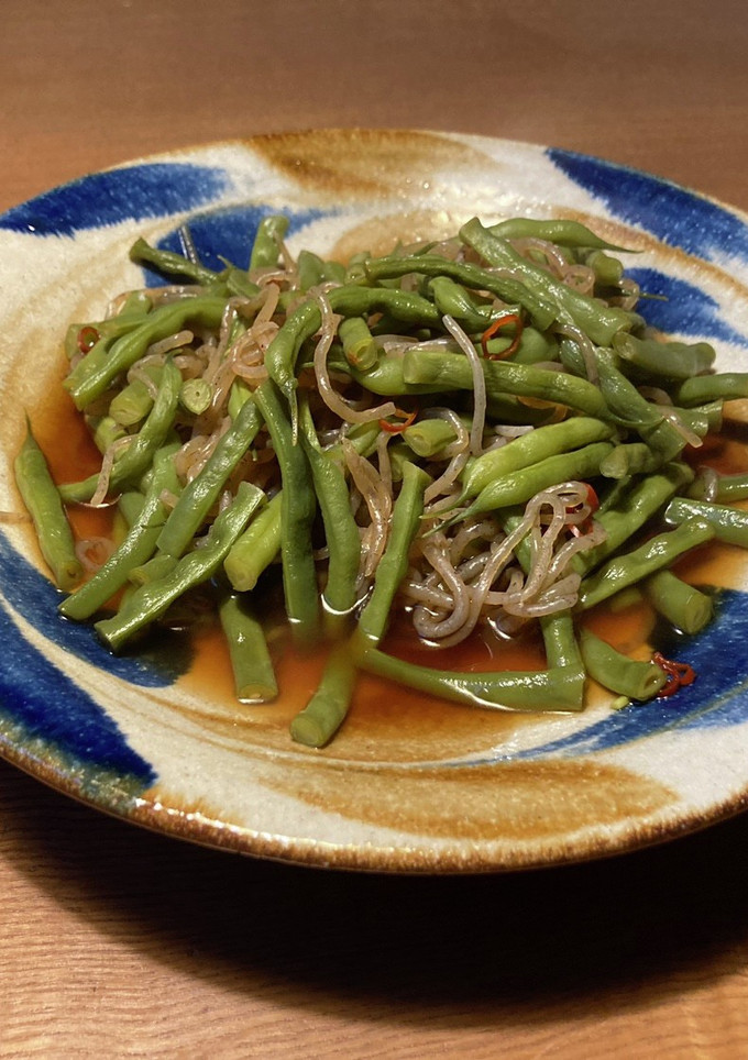いんげんと白滝の煮物-レシピのメイン写真