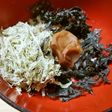 アオサととろろ昆布の梅汁