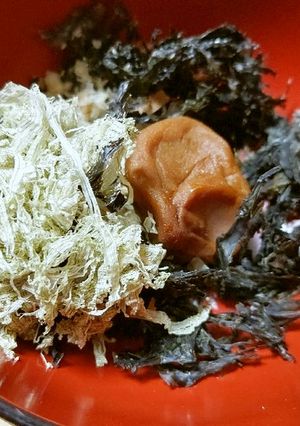 アオサととろろ昆布の梅汁-レシピのメイン写真