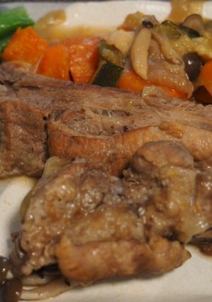 スペアリブのワイン煮（無水調理鍋用）-レシピのメイン写真